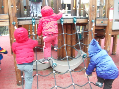 Refining Gross Motor Skills on the Preschool Climber